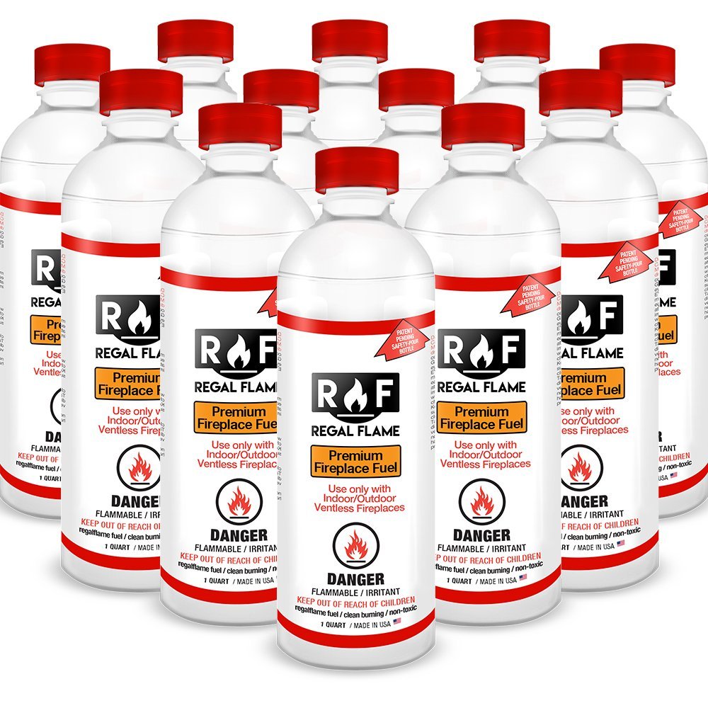Regal Flame Prime Ventless Bio Ethanol Fireplace Fuel - 12 Quart - 12RFUEL Regal Flame Prime Ventless Bio Ethanol Fireplace Fuel - 12 Quart - 12RFUEL