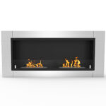 Regal Flame Fargo 43 Inch Ventless Built In Recessed Bio Ethanol Wall Mounted Fireplace